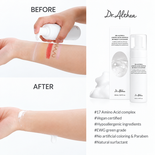 Load image 1 in gallery view. DR.ALTHEA Amino Acid Gentle Bubble Cleanser 140ml