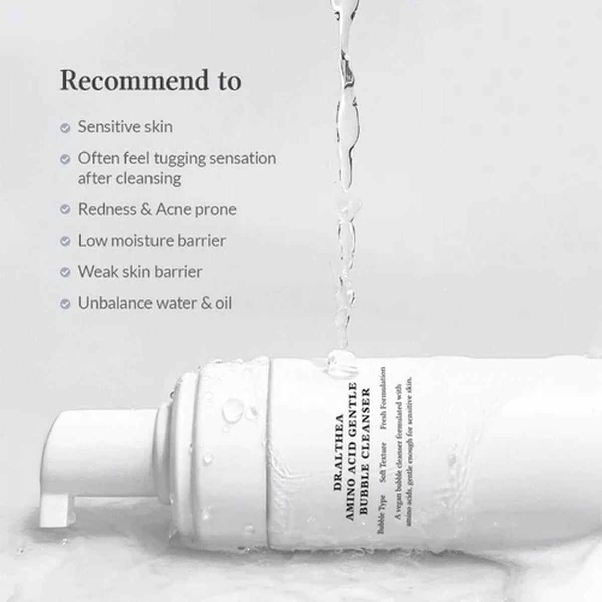 DR.ALTHEA Amino Acid Gentle Bubble Cleanser 140ml