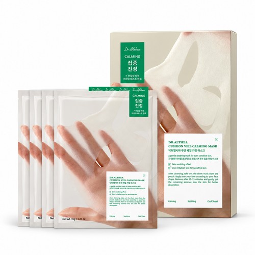 Load image 1 in gallery view. DR.ALTHEA Cushion Veil Calming Mask Set 4 Sheets