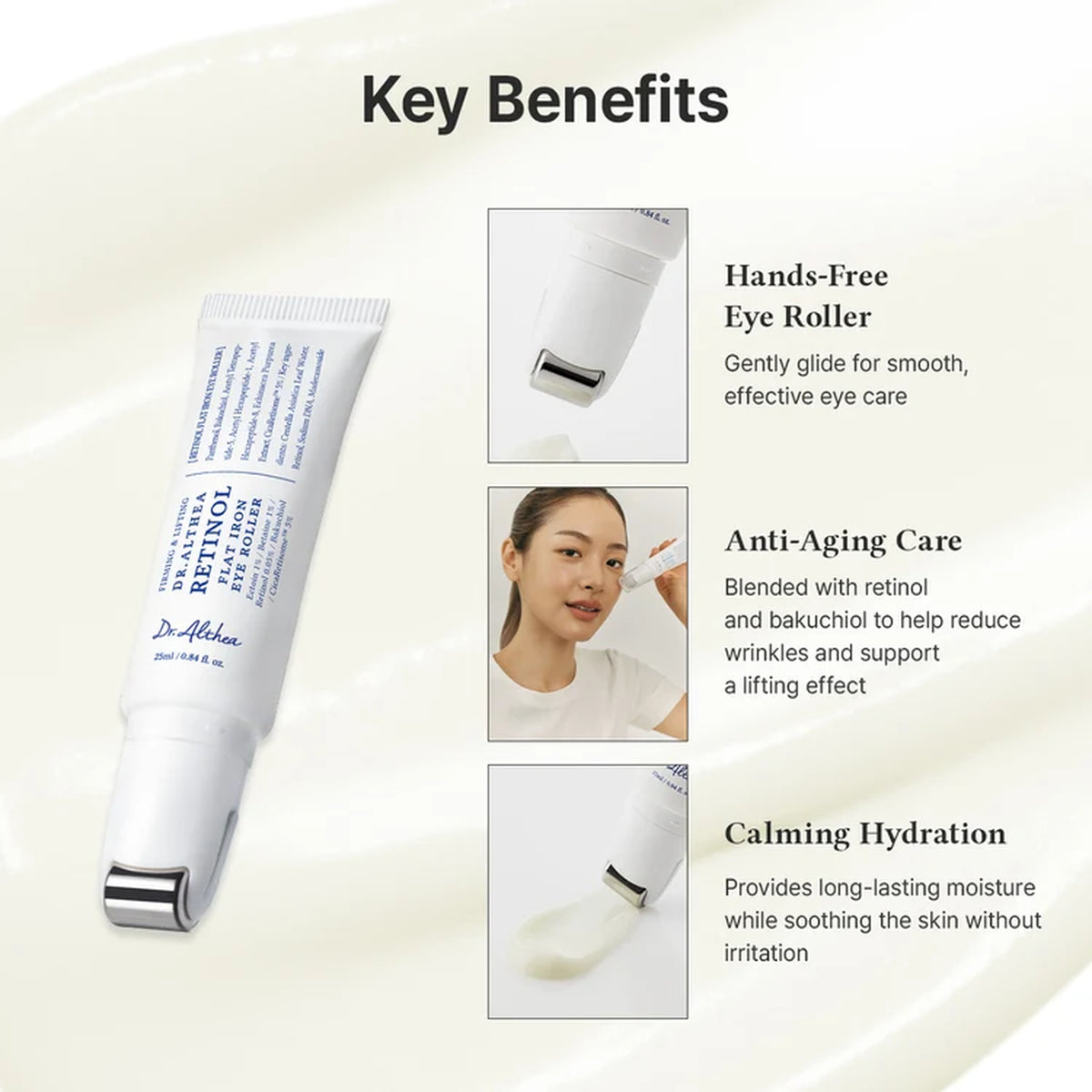 DR.ALTHEA Retinol Flat Iron Eye Roller 25ml