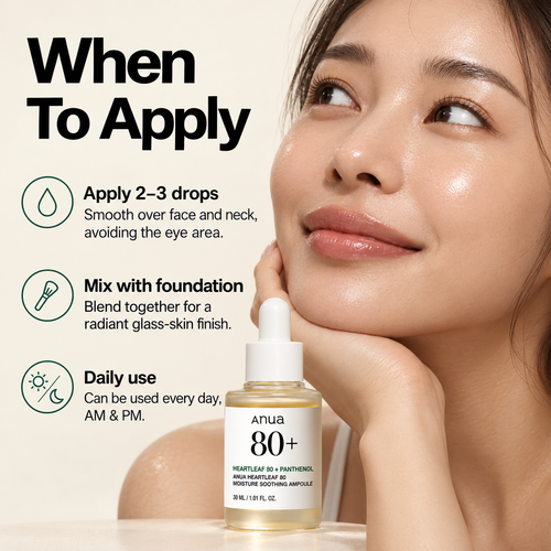 Load image 1 in gallery view. ANUA Heartleaf 80 Moisture Soothing Ampoule