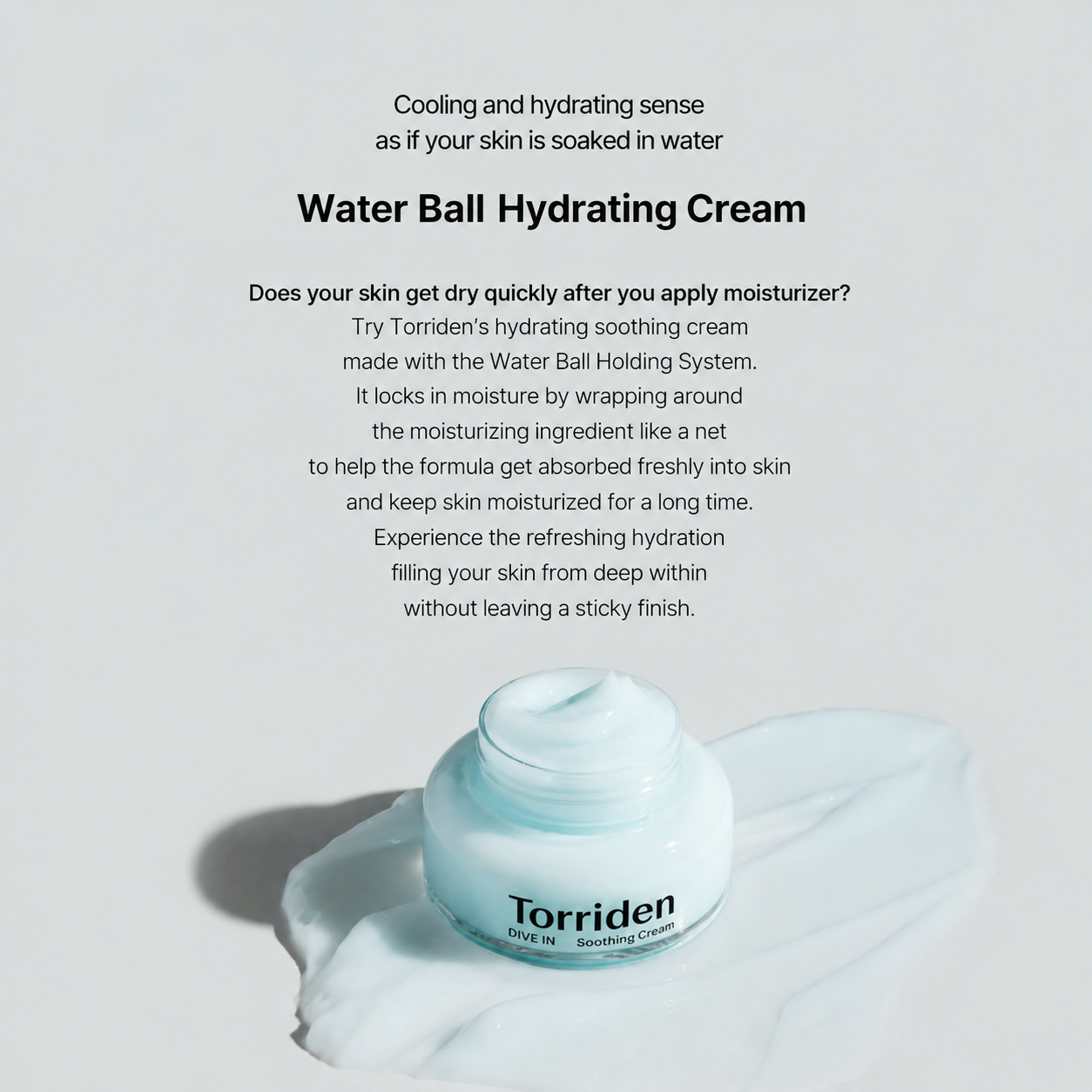 TORRIDEN DIVE-IN Low Molecular Hyaluronic Acid Soothing Cream