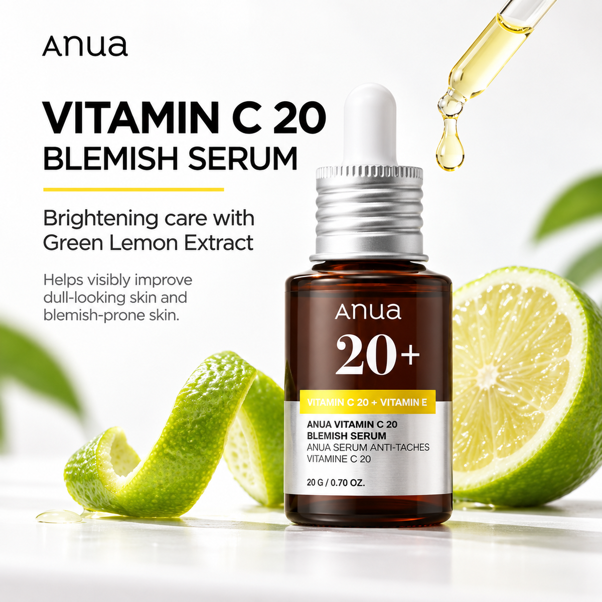 ANUA Green Lemon Vita C Blemish Serum