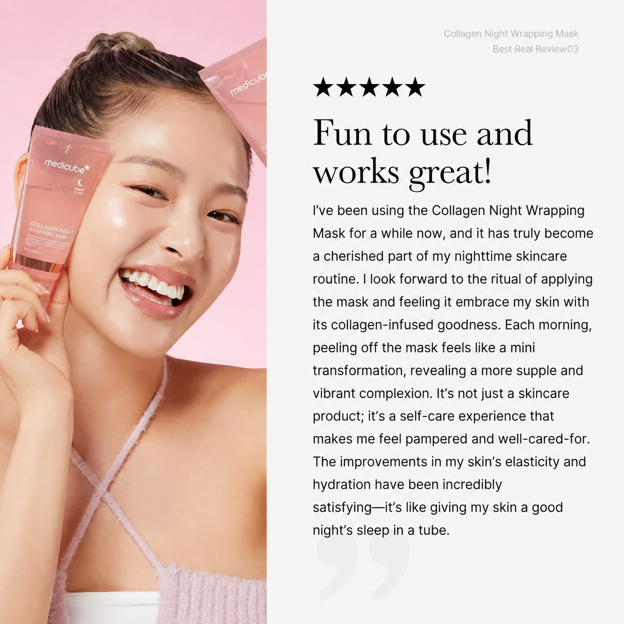 MEDICUBE Collagen Night Wrapping Mask