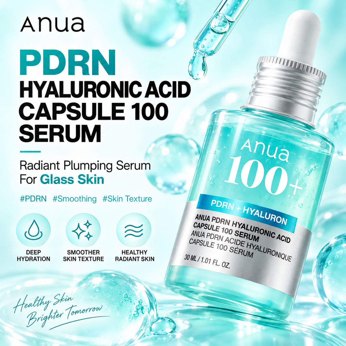 ANUA PDRN Hyaluronic Acid Capsule 100 Serum detail 1