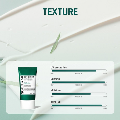 Load image 1 in gallery view. SOME BY MI	Truecica Mineral Calming Tone Up Suncream