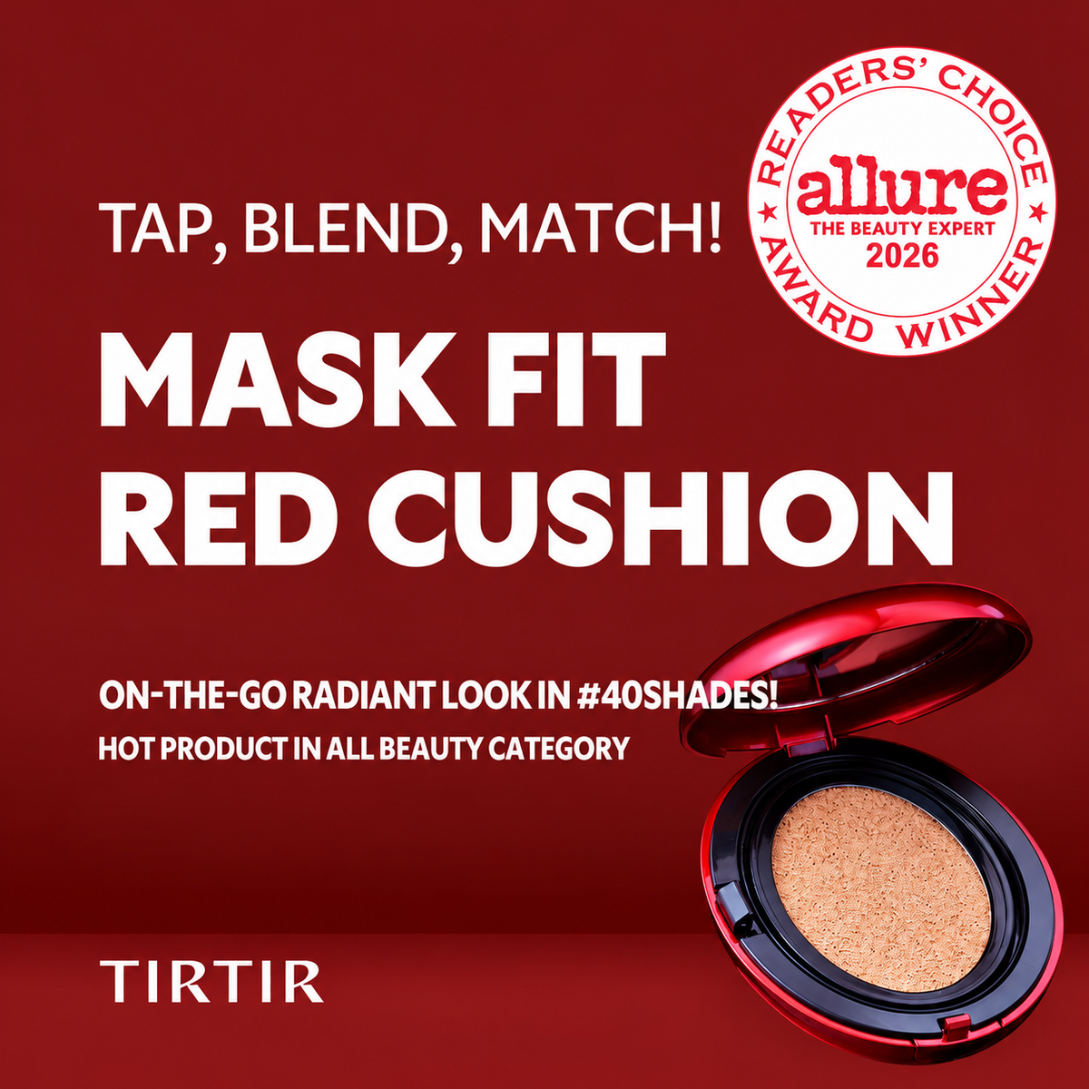 TIRTIR Mask Fit Red Cushion 18g